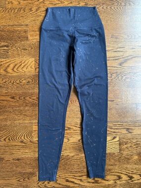 Spiritual Gangster Leggings - XS Navy Blue with Gold Constellations